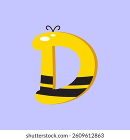 Cute Bee Alphabet A–Z – Fun Cartoon Letters for Kids Learning