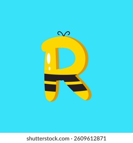 Cute Bee Alphabet A–Z – Fun Cartoon Letters for Kids Learning