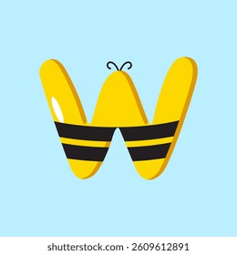 Cute Bee Alphabet A–Z – Fun Cartoon Letters for Kids Learning