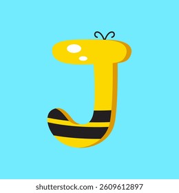 Cute Bee Alphabet A–Z – Fun Cartoon Letters for Kids Learning