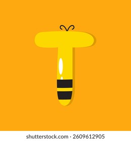 Cute Bee Alphabet A–Z – Fun Cartoon Letters for Kids Learning