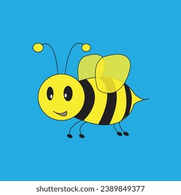 süße Bienenart, Vektordesign