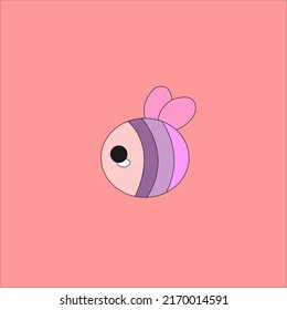 Cute Bee Animated Cartoon Gambar