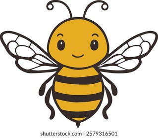cute bee art design. bee, carton bee. valentine bee 