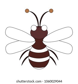 Cute bee cartoon