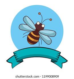 Cute bee cartoon