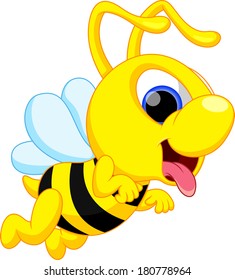Cute bee cartoon