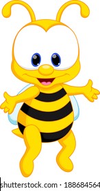 Cute bee cartoon