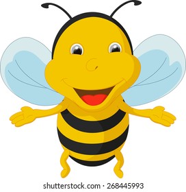 cute bee cartoon