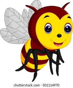 cute bee cartoon