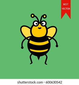 cute bee cartoon