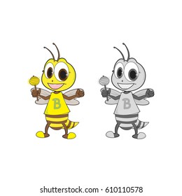 Cute Bee cartoon