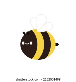 Cute bee cartoon. Bee character design.