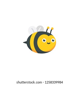 cute bee cartoon vector