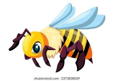 Design-Illustration für Cute-Bienen