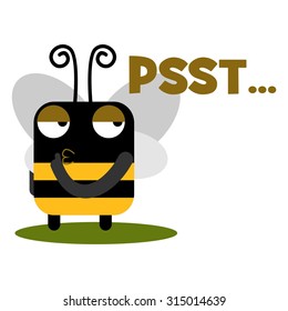 Cute Bee mascot 