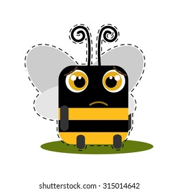 Cute Bee mascot 