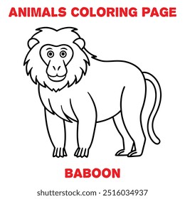 Cute BEE outline art illustration coloring page book for kids