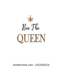 cute bee quotes design