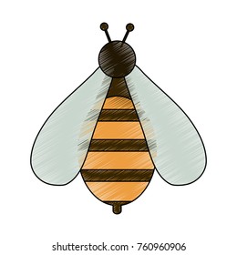 Cute bee symbol