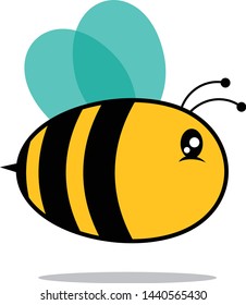 Cute bee vector for company logo