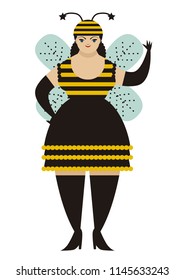cute bee woman