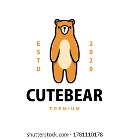 cute beer cartoon logo vector icon illustration