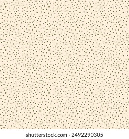 Nette beige handgezeichnete Schnee nahtlose Muster, Dots Weihnachtsmusiken Winterurlaub Textildesign oder Bildschirmhintergrund