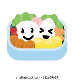 El sabor del Bento para el almuerzo