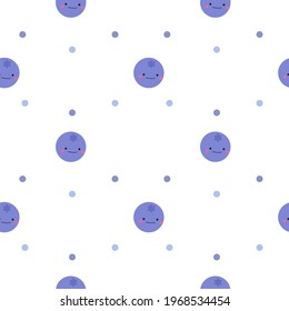 Cute Berry Summer Seamless Pattern