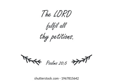 Cute biblical card, wording design, minimalist poster, inspirational life quote, inspirational message, home decoration, print, Psalms text, Bible verse, Bible Wall Decoration, vector illustration