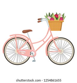 cute bicycle cartoon