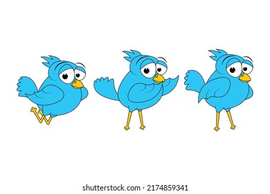 cute bird animal cartoon graphic