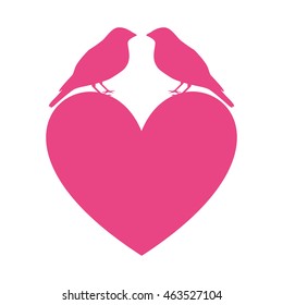 cute bird animal isolated vector illustration icon