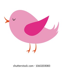 Cute bird cartoon