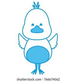 Cute bird cartoon