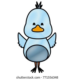 Cute bird cartoon