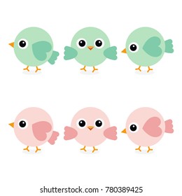 Cute bird cartoon.