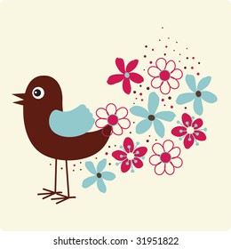 cute bird design