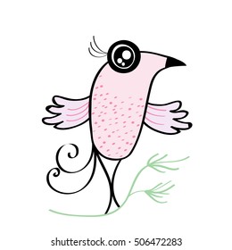 cute  bird  for design  vector eps.10
