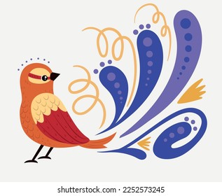 süßes Vogeldesign, Vektorsymbol