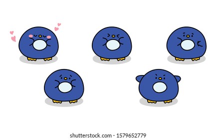 Cute Bird Holding Egg. Funny Bird. Easter Egg. 