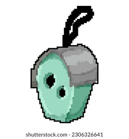 cute bird house game pixel art retro vector. bit cute bird house. old vintage illustration