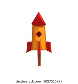 Cute bird house, nesting box cartoon vector Illustration on a white background