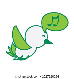 Cute bird icon