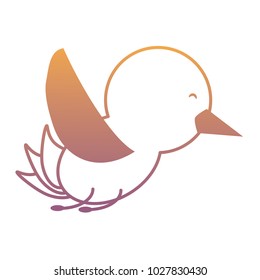 Cute bird icon
