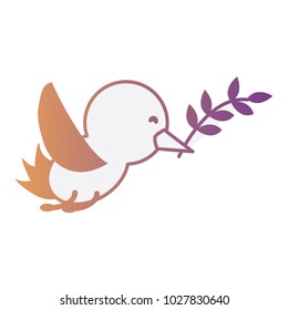 Cute bird icon
