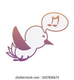 Cute bird icon