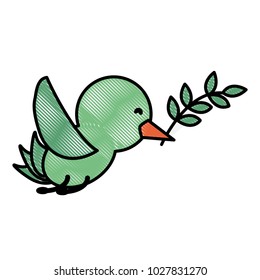 Cute bird icon