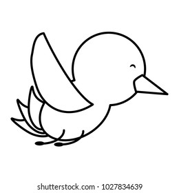 Cute bird icon